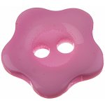 Knoflík květina FLORY Varianta: středně růžová 12 mm – Zboží Mobilmania