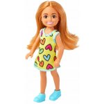 Barbie Chelsea šaty se srdíčky HNY57 – Zboží Mobilmania