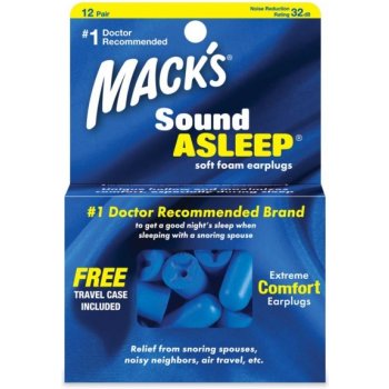 Mack's Sound Asleep špunty do uší 12 párů od 229 Kč - Heureka.cz