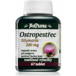 MedPharma Ostropestřec Silymarin 200 mg 67 tablet