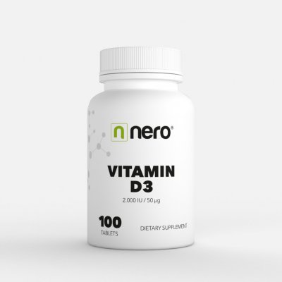 Nerodrinks Vitamin D3 2.000IU 100 kapslí