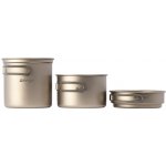 Sada na vaření Vango Titanium 3 Piece Cook Set Barva: stříbrná – Zboží Dáma
