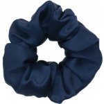 Scrunchie modrá z pravého hedvábí – Zboží Dáma