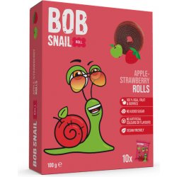 BOB Snail Ovocné rolky Jablko jahoda 100 g