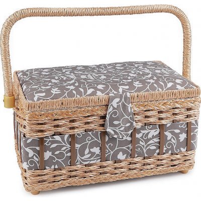 Kazeta / košík na šití čalouněný Varianta: 24 béžová, Balení: 1 ks – Hledejceny.cz