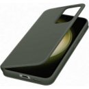 Pouzdro a kryt na mobilní telefon Samsung Smart View Wallet Case Galaxy khaki EF-ZS916CGEGWW