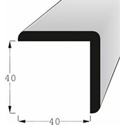 Lišta rohová vnější dub 40x40mm, délka 240cm, nastavovaná – Zbozi.Blesk.cz