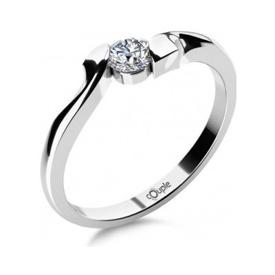 Couple Zásnubní prsten Lyra bílé zlato se zirkonem 585 68 1 4051.1B00.0.53.001 – Zboží Dáma