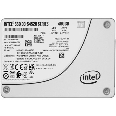 Intel D3-S4520 480GB, SSDSCKKB480GZ01