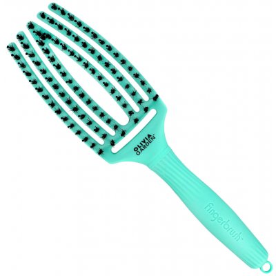 Olivia Garden Fingerbrush Combo Medium kartáč mátově zelený ID2176 – Hledejceny.cz