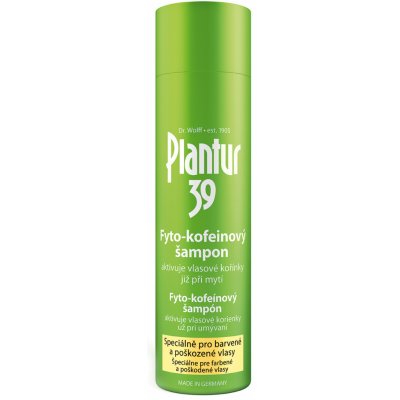 Plantur 39 kofeinový šampon pro barvené a poškozené vlasy 250 ml – Zboží Mobilmania