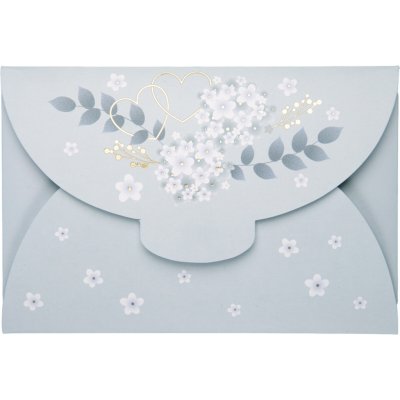 Albi Svatební přání - Obálka s pomněnkami – Zboží Mobilmania