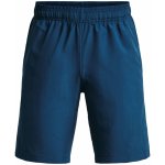 Under Armour Woven Graphic short modrá – Zboží Dáma