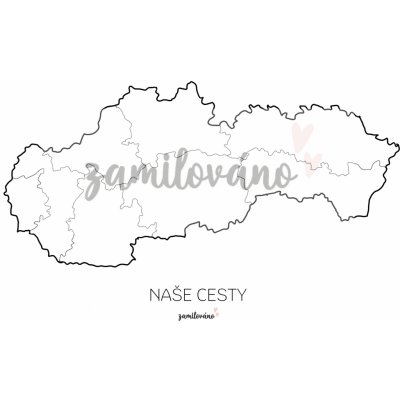 VZPOMÍNKOVÁ MAPA - Naše cesty (ČR + SR) Co na mapě bude: Slovensko – Zboží Mobilmania