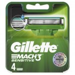 Gillette Mach3 Sensitive 4 ks – Zbozi.Blesk.cz