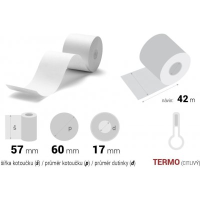 Termo kotouček 57/60/17mm termo – Zboží Živě
