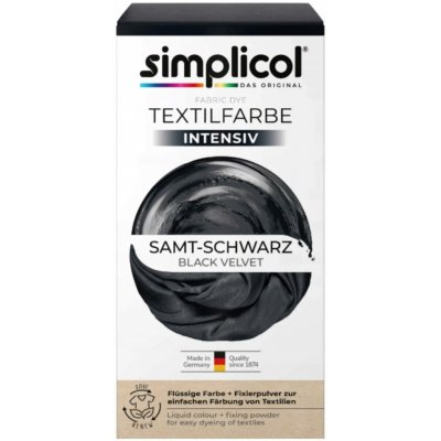 Simplicol Barvivo na textil sametová černá 560 g – Hledejceny.cz