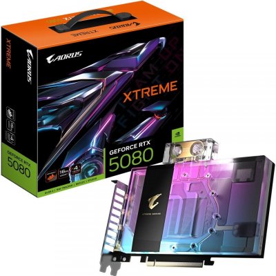 Gigabyte AORUS GeForce RTX 5080 XTREME WATERFORCE WB 16GB GV-N5080AORUSX WB-16GD – Sleviste.cz