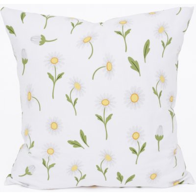 MKLuzkoviny.cz Bavlna Renforcé Sedmikrásky bílé 40 x 40 cm – Zbozi.Blesk.cz