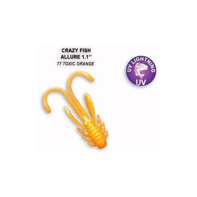 Crazy Fish Allure 2,7 cm 77 Toxic orange 10 ks – Zbozi.Blesk.cz