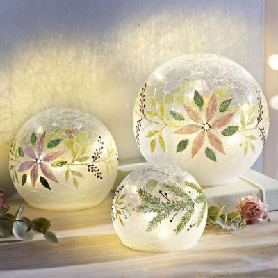Weltbild LED skleněné koule Winterflowers – Hledejceny.cz