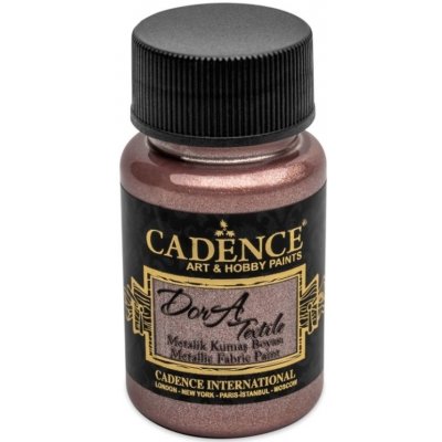 Cadence Textilní barva Dora Textile starorůžová 50 ml – Sleviste.cz