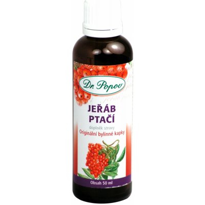 Dr. Popov Jeřáb ptačí originální bylinné kapky 50 ml – Hledejceny.cz
