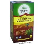 ORGANIC INDIA TULSI SE ZELENÝM ČAJEM A AŠVAGANDOU 25 sáčků – Hledejceny.cz