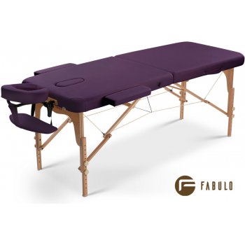 Fabulo USA Dřevěný masážní stůl Fabulo UNO Set 186x71 cm fialová 186 x 71 cm 13,2 kg