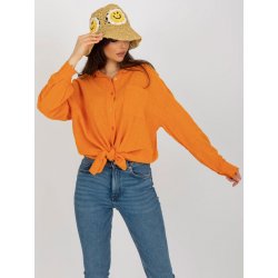 Basic dámská oversize košile tw-ks-bi-26698.50 orange