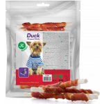 JK ANIMALS Meat Snack Duck Wrapped Sticks, wrap s kachním masem na buvolí tyčince, 500 g – Zboží Mobilmania