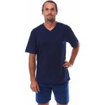 1P1833 pánské pyžamo krátké modré – Zboží Dáma