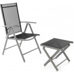 Garthen 6351 Hliníková skládací židle s nánožníkem – Zboží Dáma
