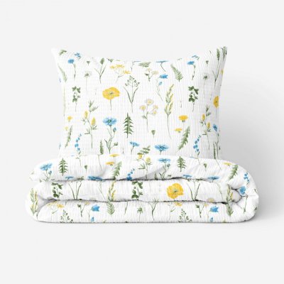 Goldea krep povlečení česká louka 140x200 70x90 – Hledejceny.cz