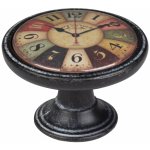 Walteco Clock, průměr 37mm, černá rez