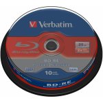 Verbatim BD-RE 25GB 2x, spindle 10ks (43694) – Zbozi.Blesk.cz