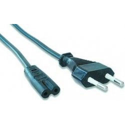 Gembird Síťový kabel VDE 220/230V, 1,8 m (napájecí 2 piny), PC-184-VDE