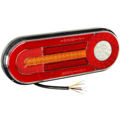 Led Zadní Svítilna Tl Velký Ovál 5 Funkcí 12v 24v – Hledejceny.cz