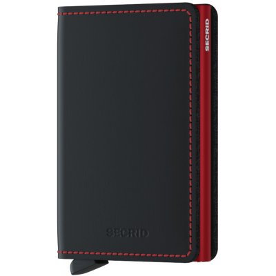 Secrid Slimwallet Matte Black & Red – Zboží Živě