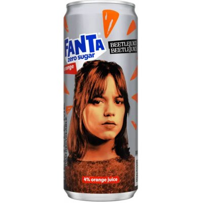 Fanta Orange Zero Beetlejuice 330 ml – Zbozi.Blesk.cz