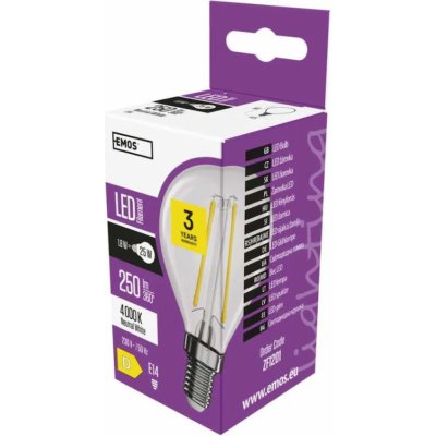 Emos LED E14 1,8W neutrální bílá – Hledejceny.cz