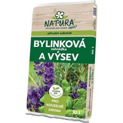 Substrát Agro NATURA pro bylinky a výsev 10l – Zboží Mobilmania