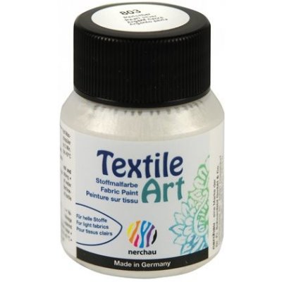 Textile Art 59 ml 803 Stříbrnobílá perleť – Zboží Dáma