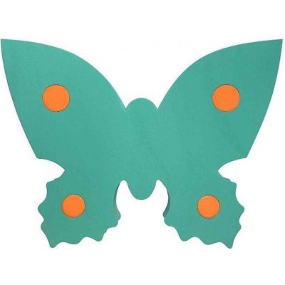 Matuška Dena Pěnová dekorace motýl Zelená – Zboží Mobilmania