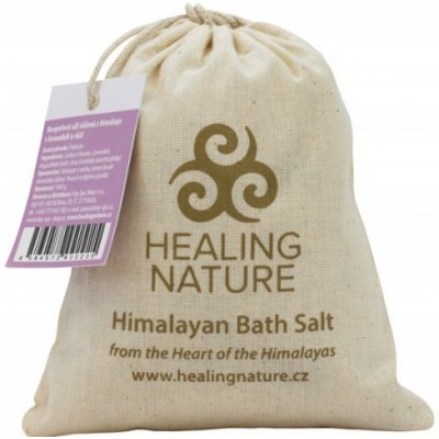 Healing Nature sůl koupelová s levandulí a růží 1 kg