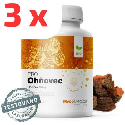 MycoMedica BIO Ohňovec PRO 3 x 90 kapslí – Hledejceny.cz