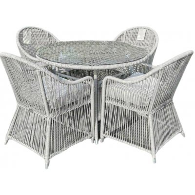 Garden Line Zahradní sestava Cline pro 4 osoby šedá – Hledejceny.cz