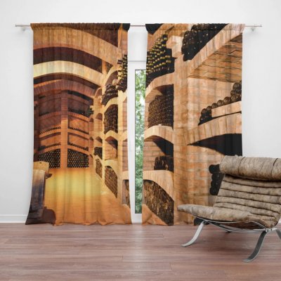 Sablio Závěs Vinný sklep: 2ks 140x250cm – Hledejceny.cz