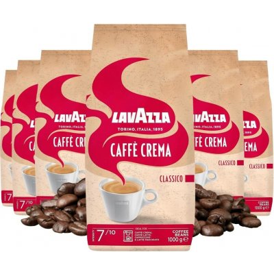 Lavazza Crema Classico zrnková 6 x 1 kg – Hledejceny.cz