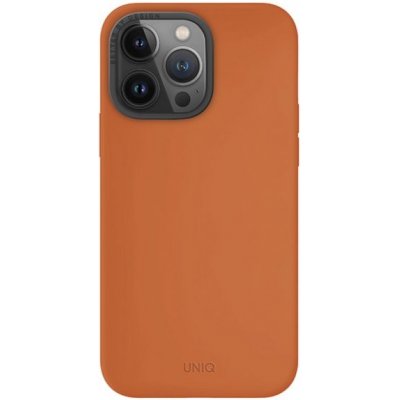 UNIQ Lino Hue MagClick iPhone 15 Pro - oranžové